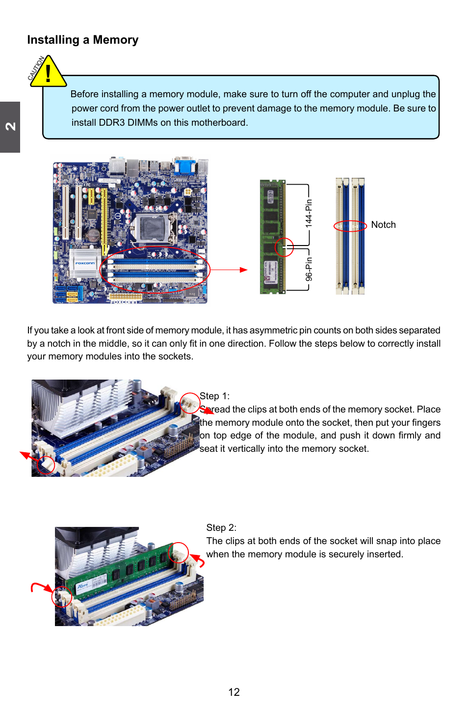 Foxconn H77M Series User Manual | Page 19 / 106