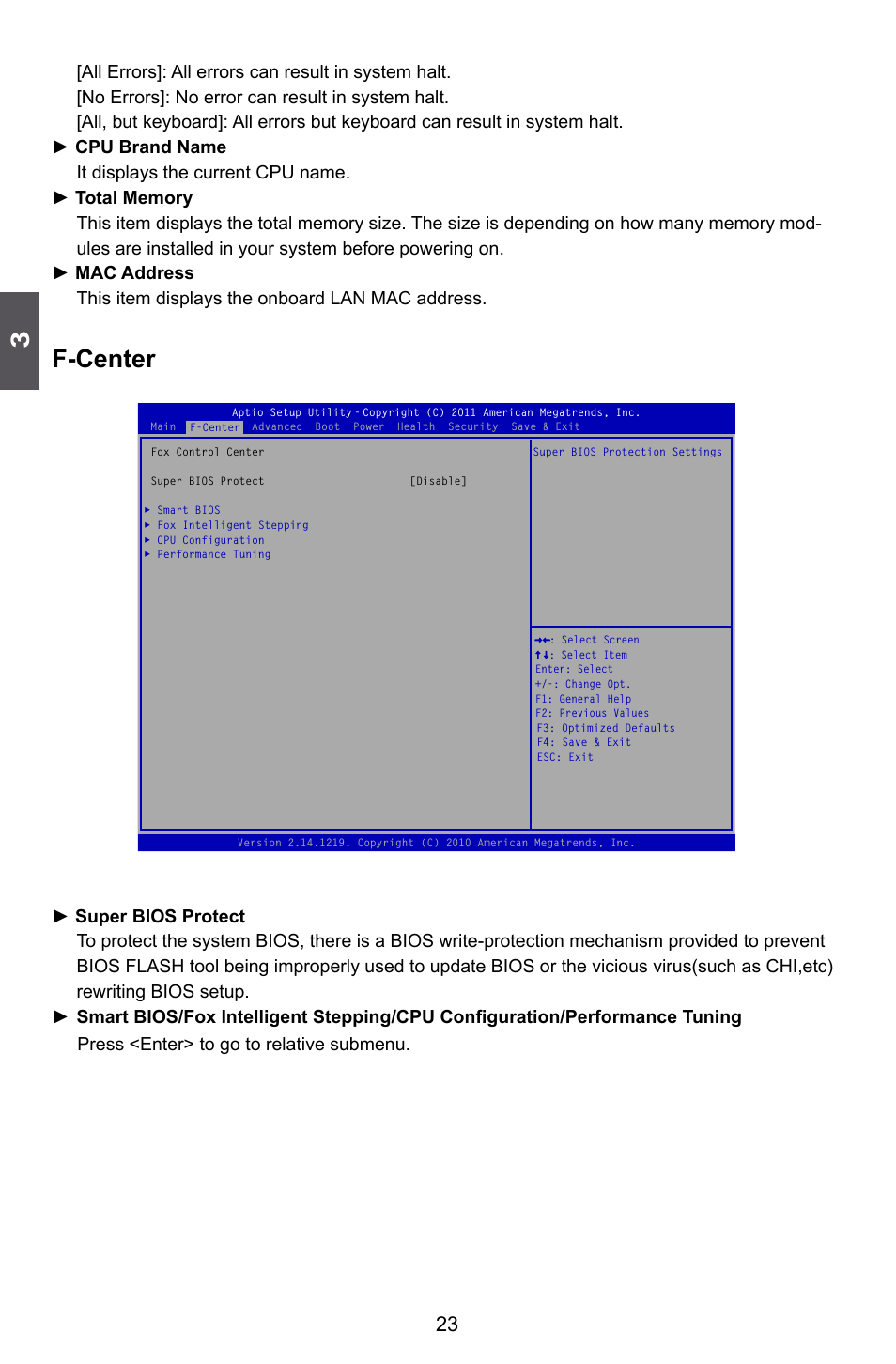 F-center | Foxconn H77M Series User Manual | Page 30 / 106