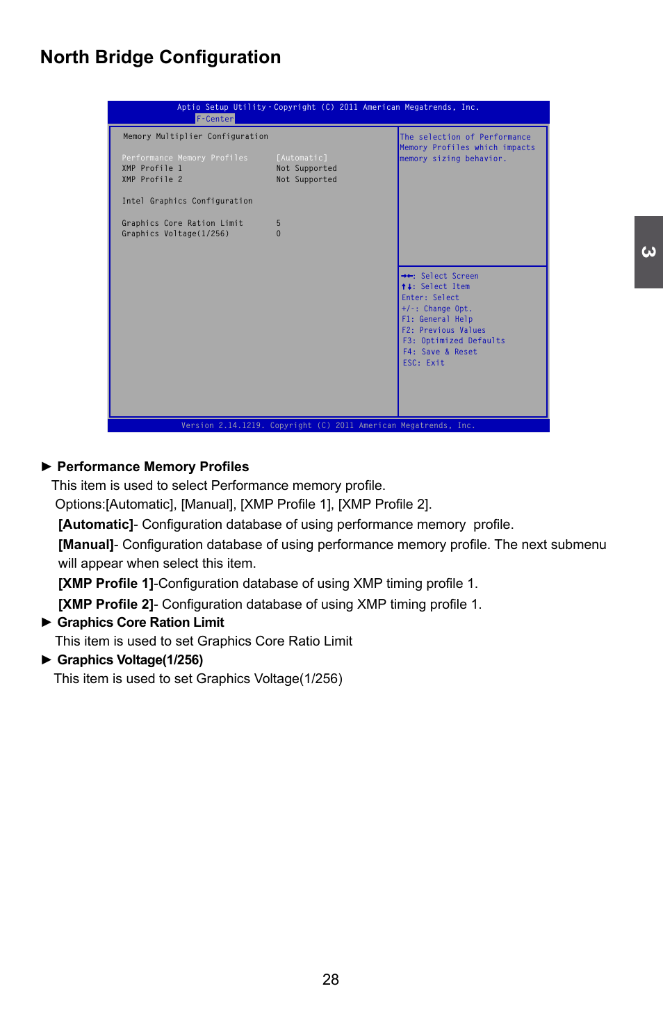 North bridge configuration | Foxconn H77M Series User Manual | Page 35 / 106