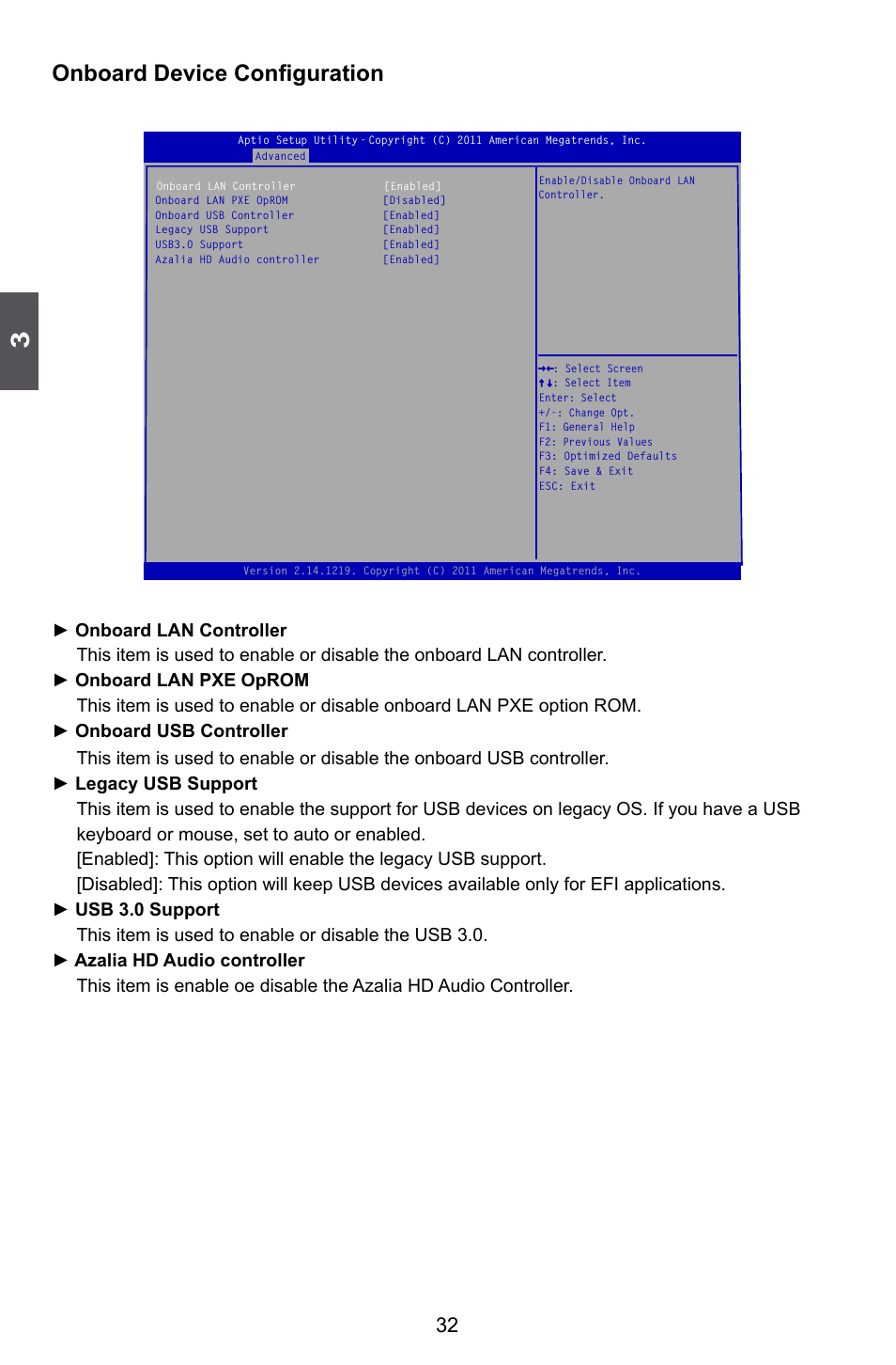 Sata configuration, Onboard device configuration | Foxconn H77M Series User Manual | Page 39 / 106