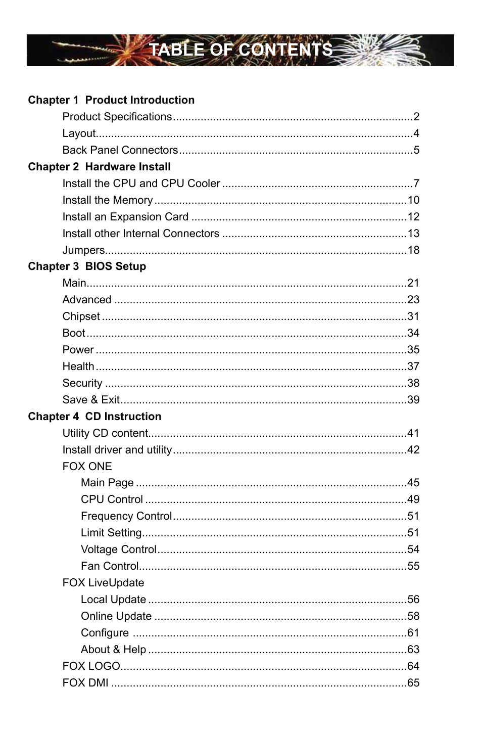 Foxconn H77M Series User Manual | Page 6 / 106