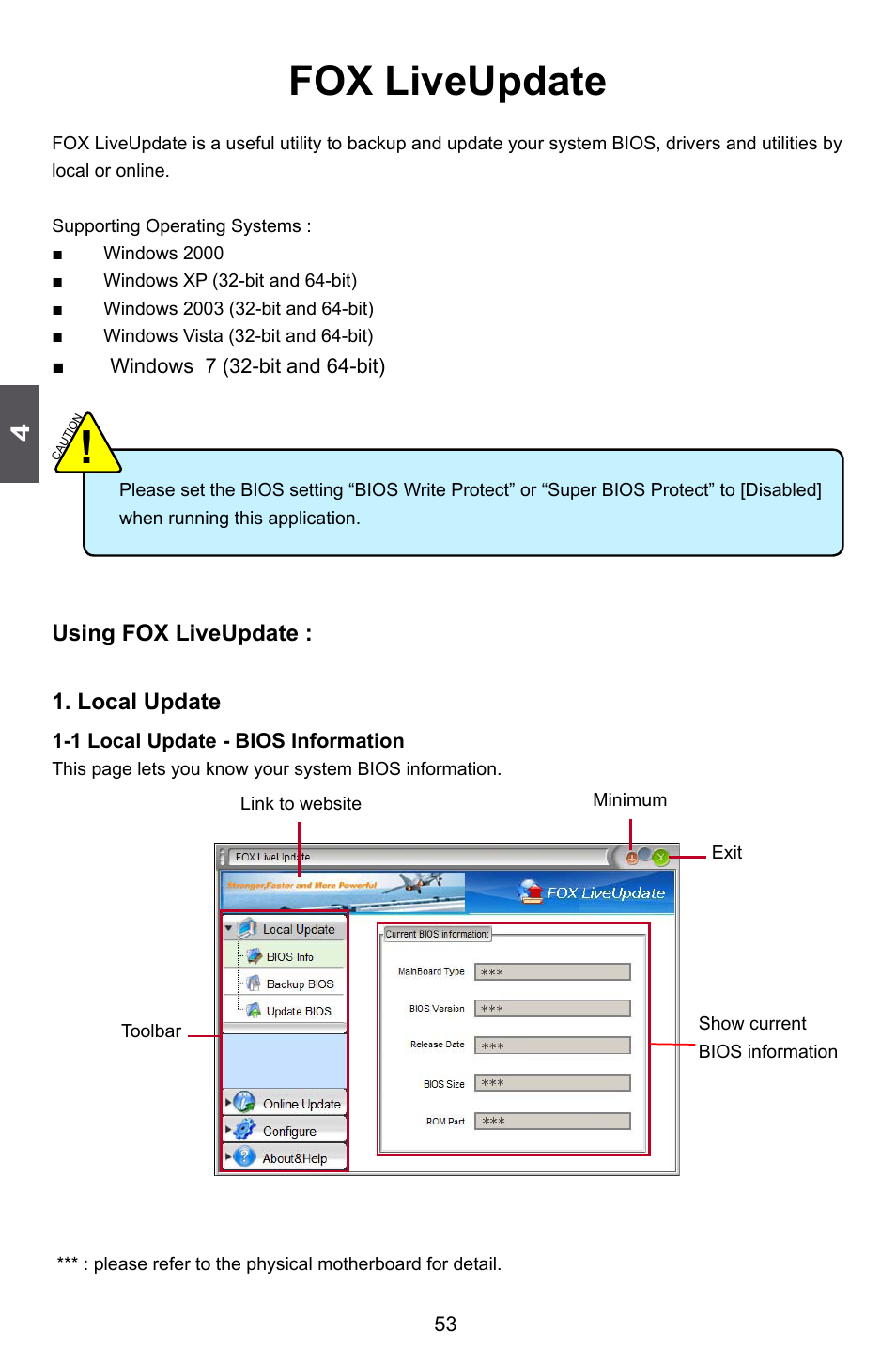 Fox liveupdate | Foxconn H77M Series User Manual | Page 60 / 106