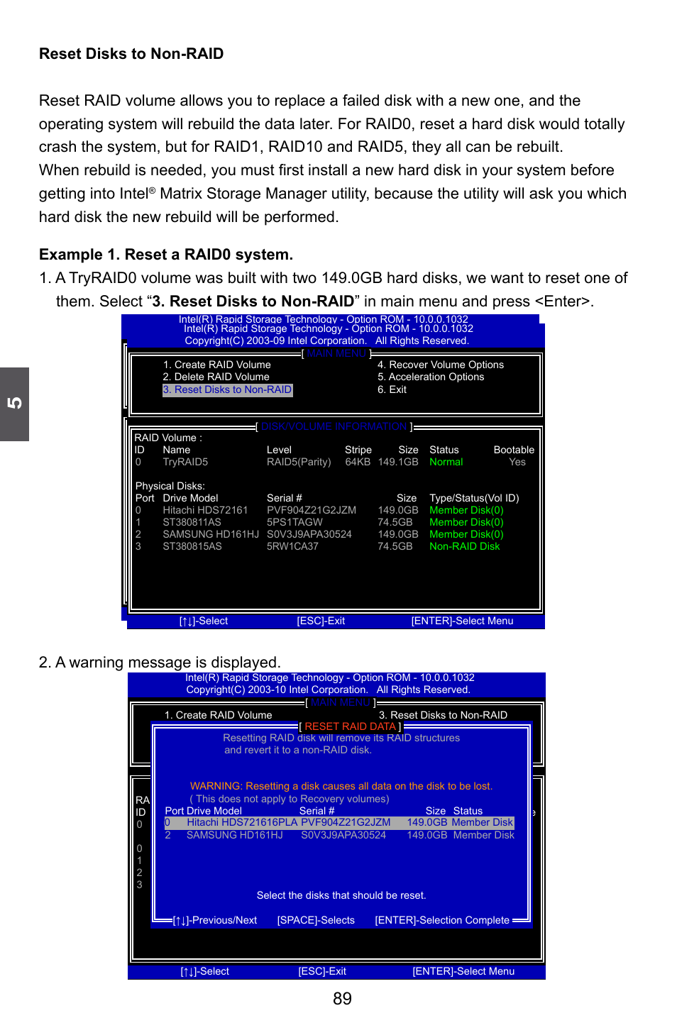 A warning message is displayed | Foxconn H77M Series User Manual | Page 96 / 106