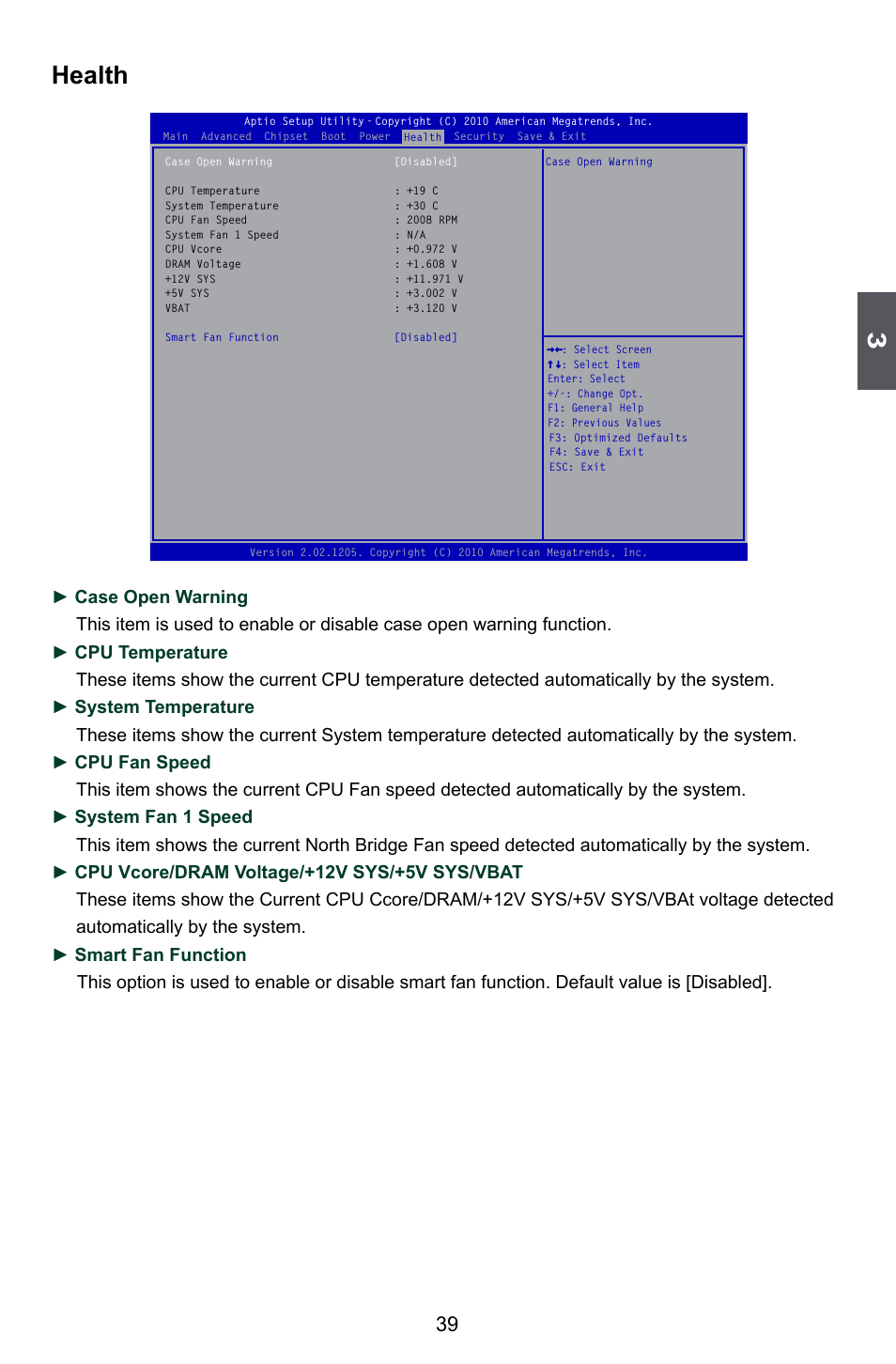 Health | Foxconn P67A Series User Manual | Page 46 / 115