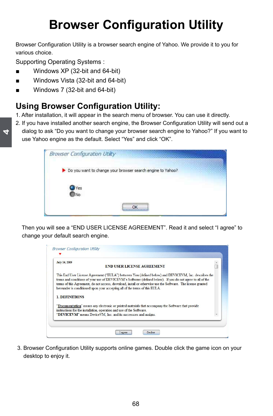 Browser configuration utility, Using browser configuration utility | Foxconn P67A Series User Manual | Page 75 / 115