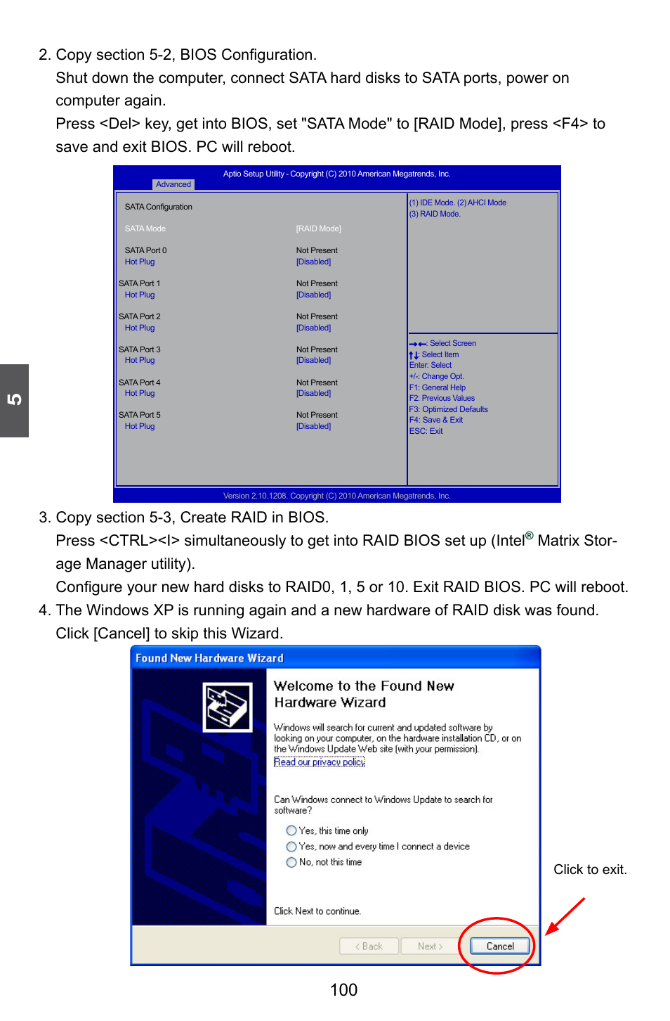 Click to exit | Foxconn Rattler User Manual | Page 107 / 111