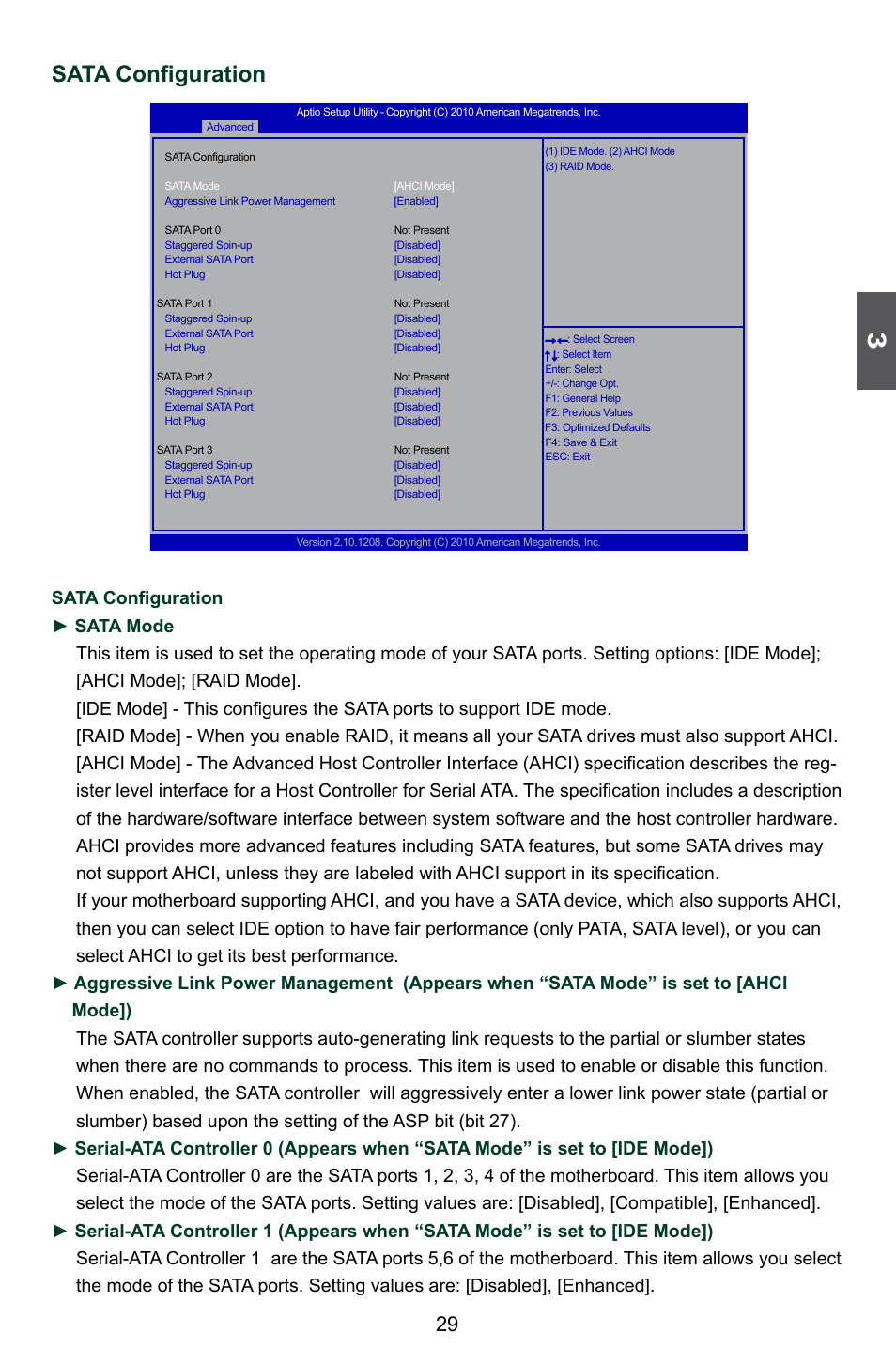 Sata configuration | Foxconn Rattler User Manual | Page 36 / 111