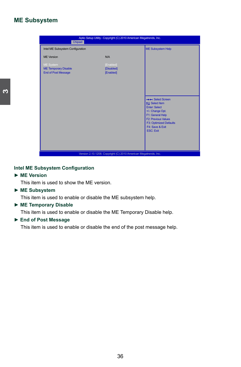 Me subsystem | Foxconn Rattler User Manual | Page 43 / 111