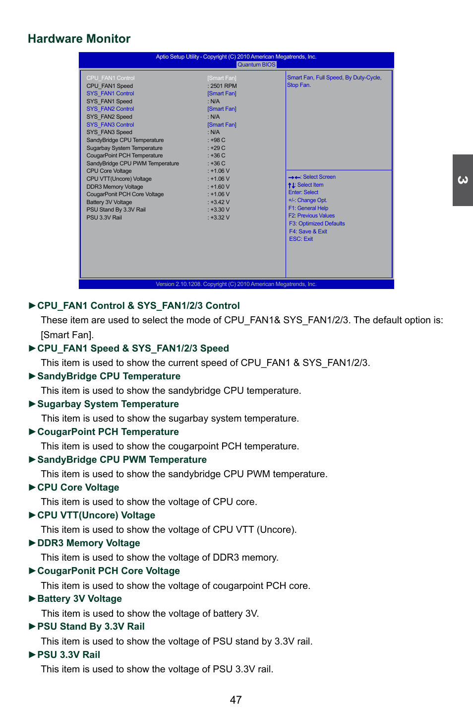 Hardware monitor | Foxconn Rattler User Manual | Page 54 / 111