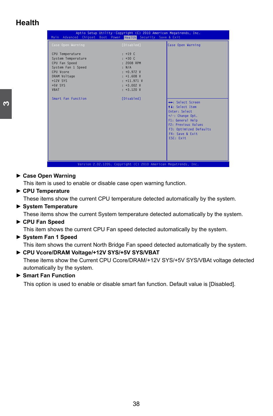 Health | Foxconn Q67M-S User Manual | Page 45 / 110