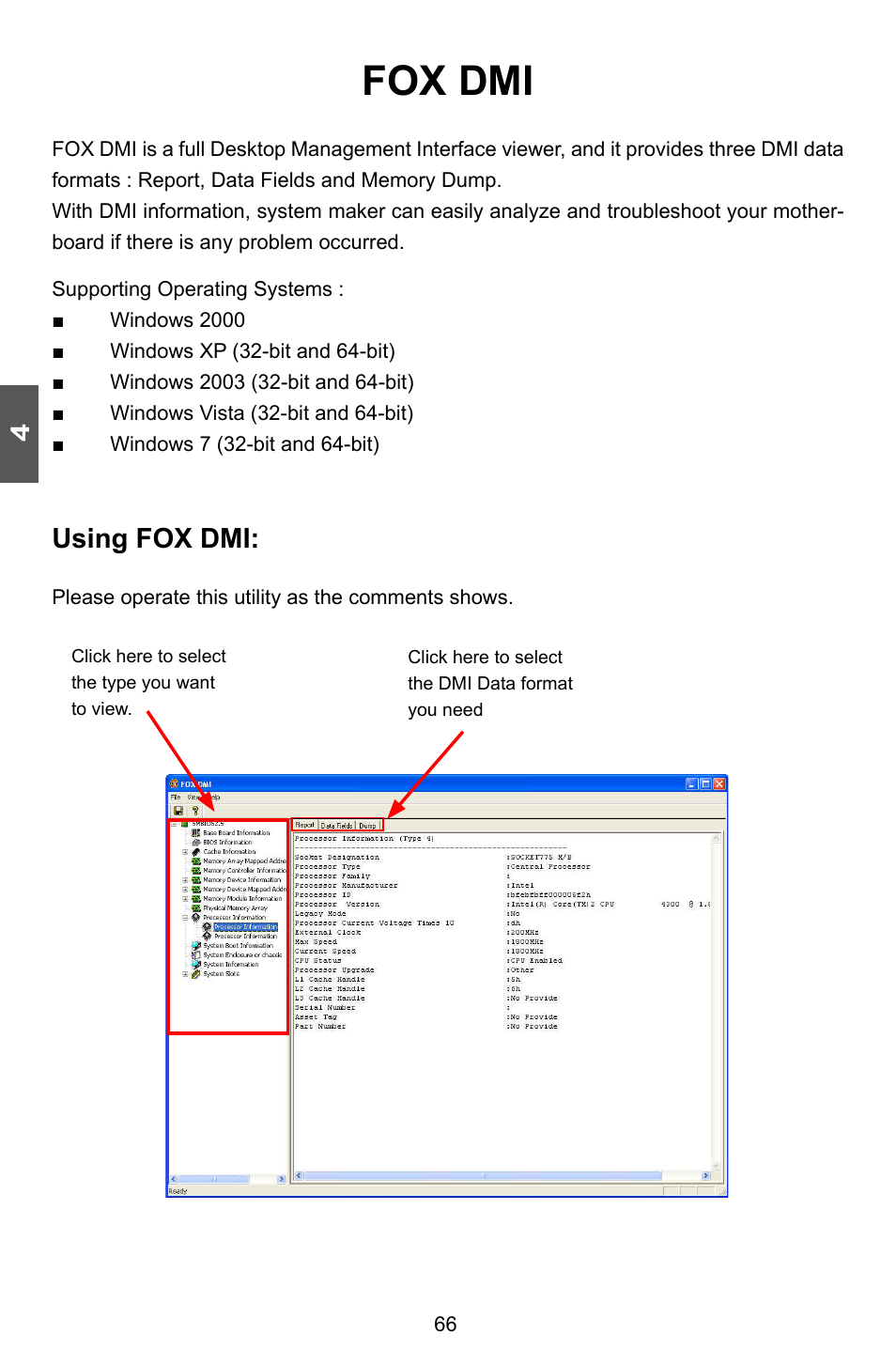 Fox dmi, Using fox dmi | Foxconn Q67M-S User Manual | Page 73 / 110