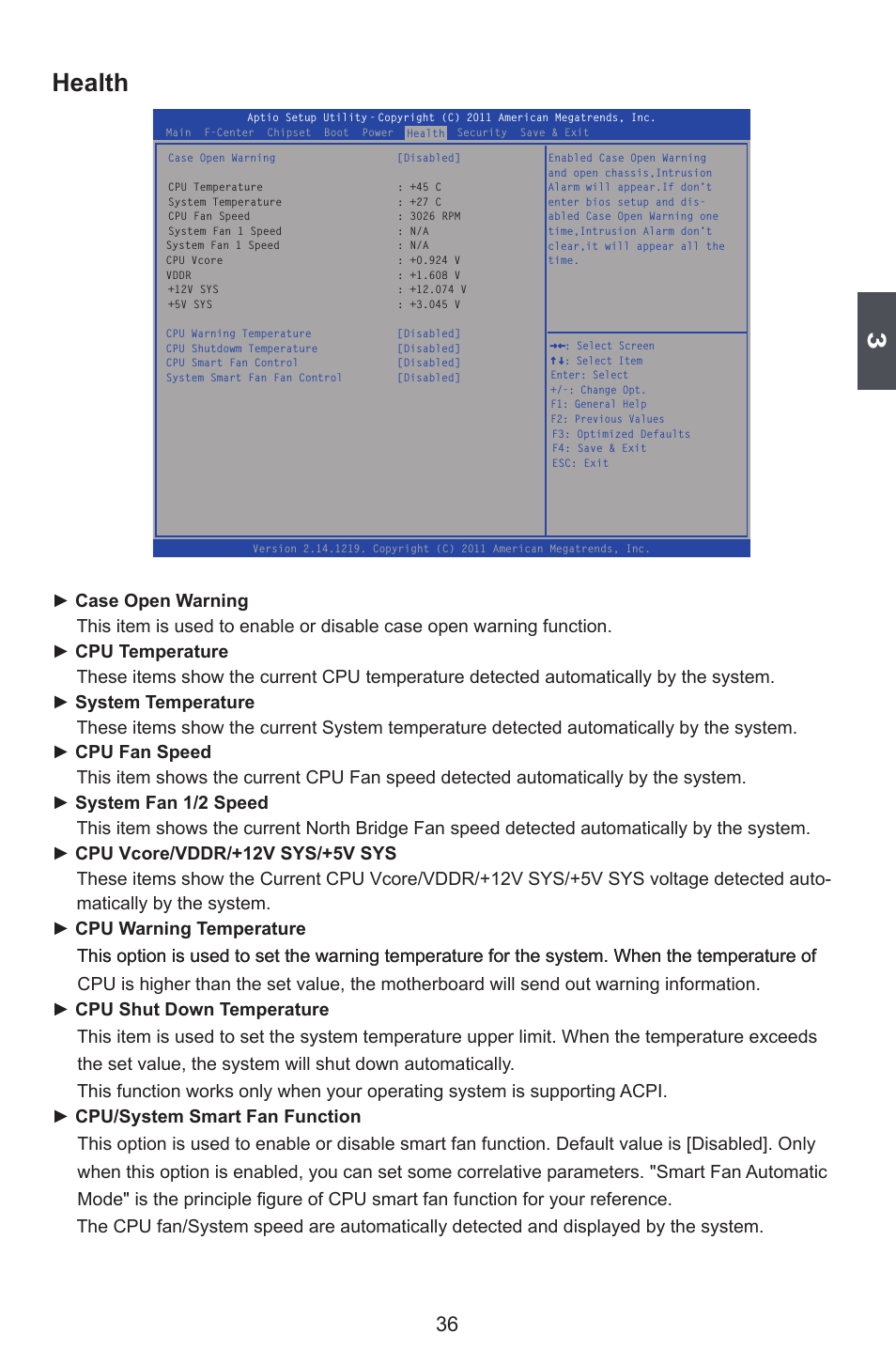 Health | Foxconn Q77M User Manual | Page 43 / 107