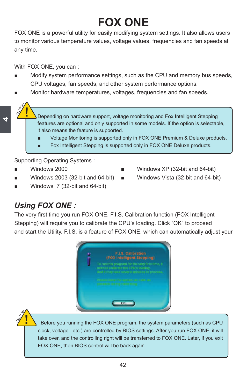 Fox one, Using fox one | Foxconn Q77M User Manual | Page 49 / 107