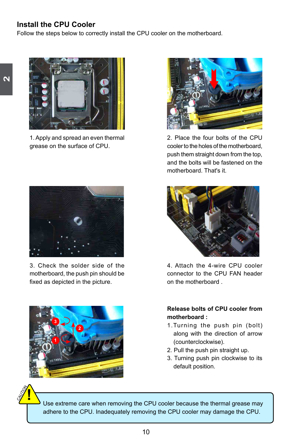 Install the cpu cooler | Foxconn Z68A-S User Manual | Page 17 / 129