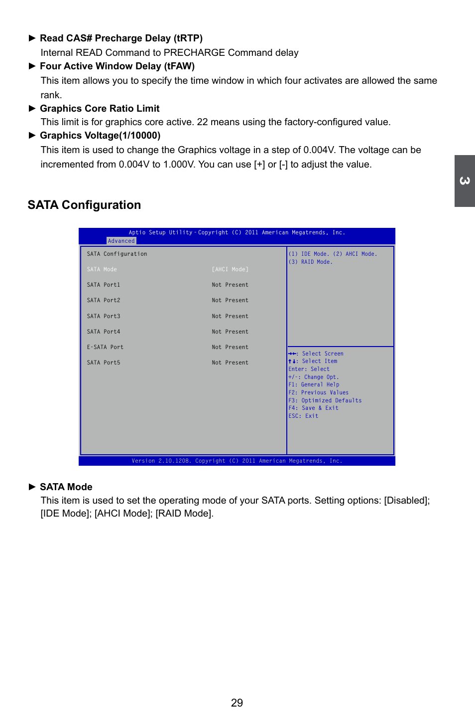 Sata configuration | Foxconn Z68A-S User Manual | Page 36 / 129