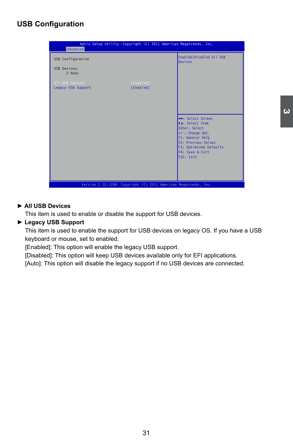 Usb configuration | Foxconn Z68A-S User Manual | Page 38 / 129
