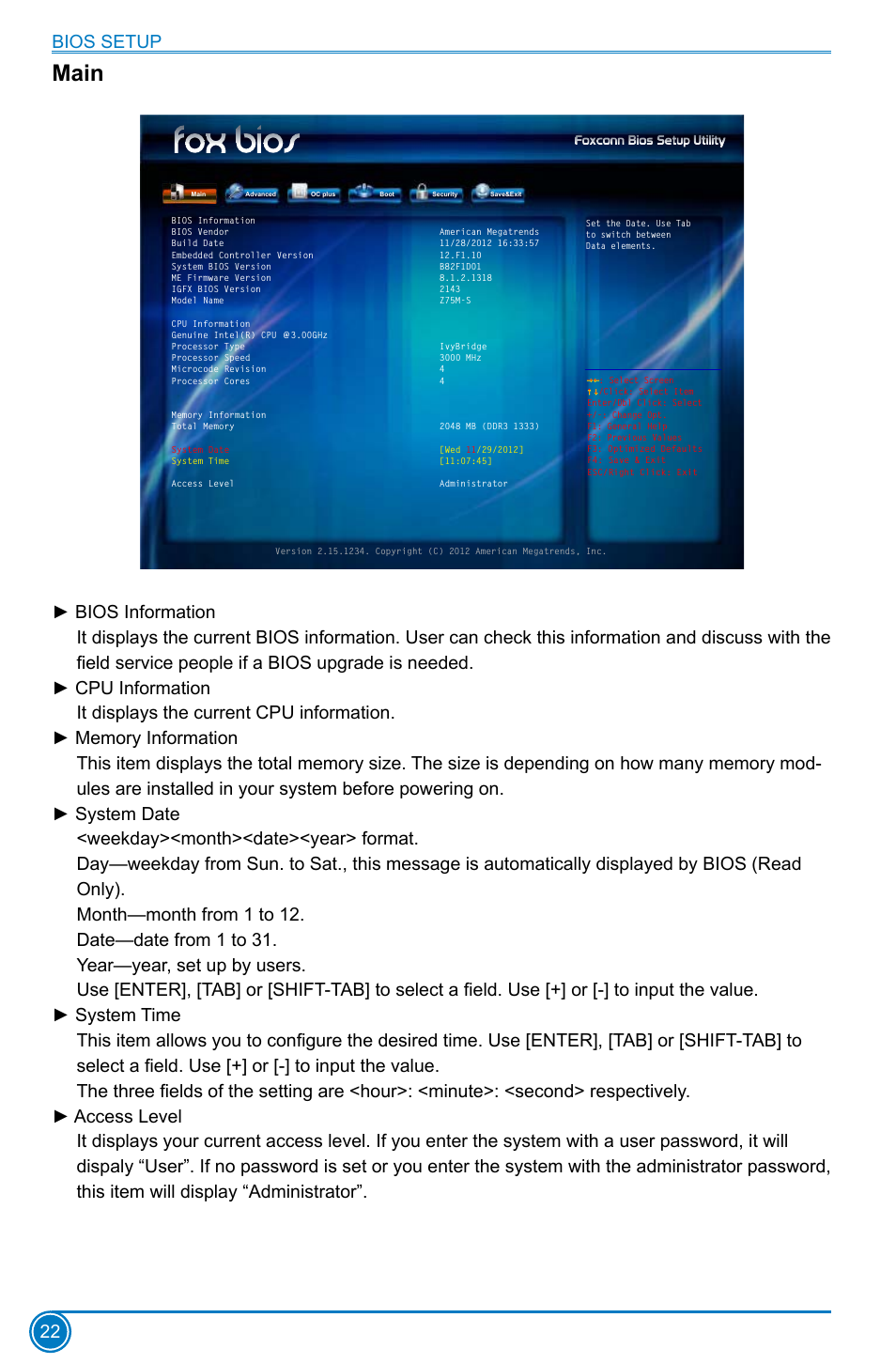 Main | Foxconn Z75M-S User Manual | Page 29 / 111