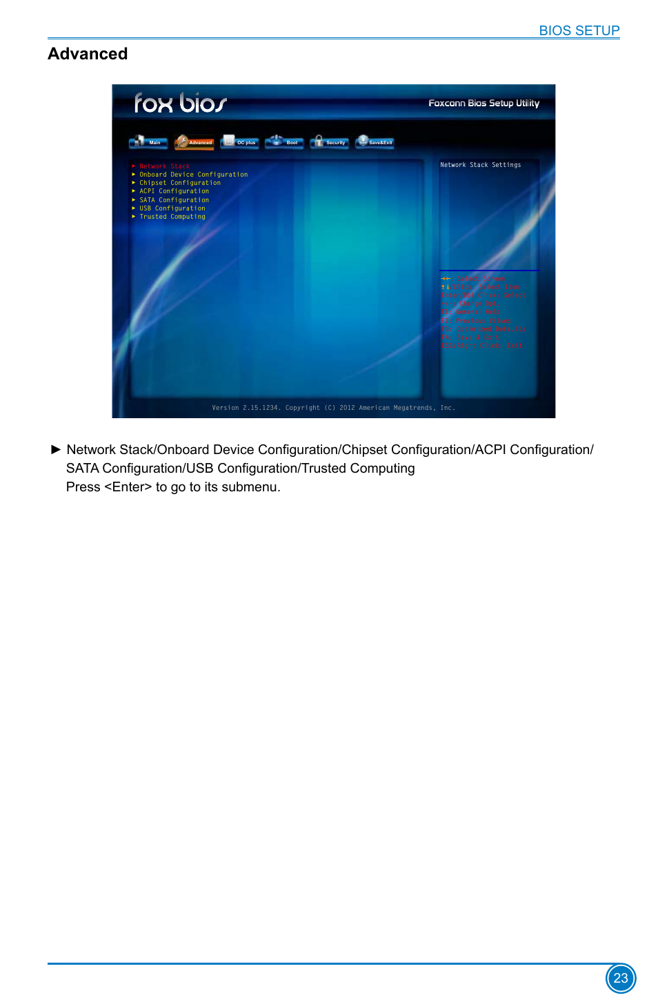 Advanced | Foxconn Z75M-S User Manual | Page 30 / 111