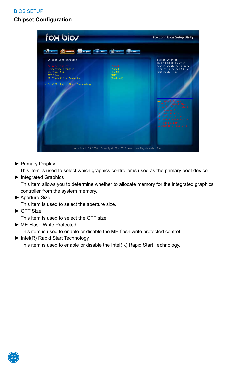 Chipset configuration | Foxconn Z75M-S User Manual | Page 33 / 111