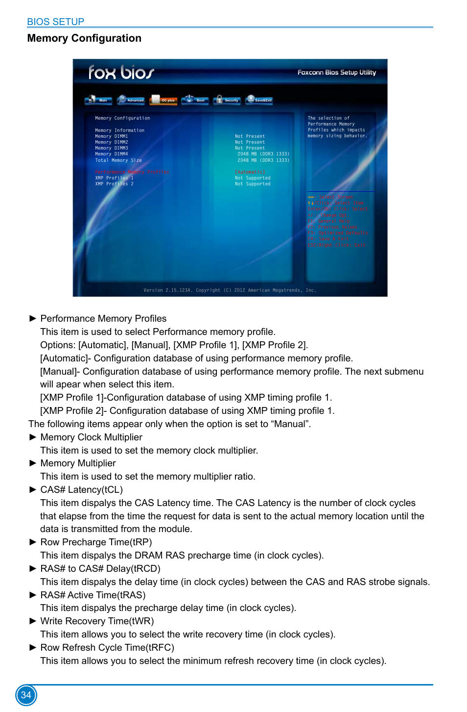 Memory configuration | Foxconn Z75M-S User Manual | Page 41 / 111