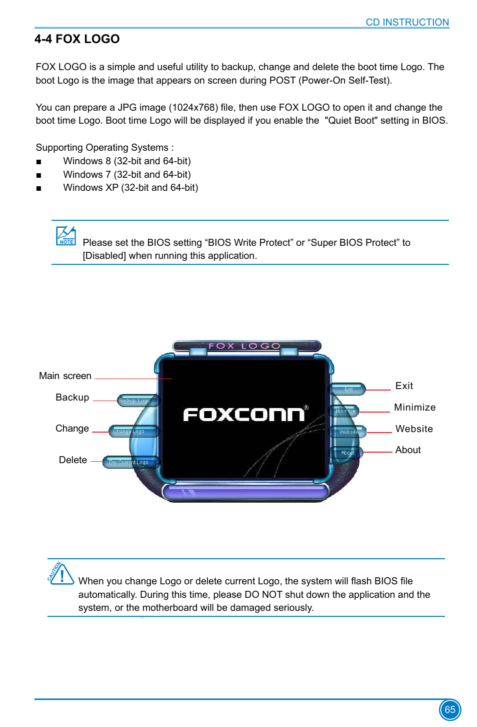 4 fox logo | Foxconn Z75M-S User Manual | Page 72 / 111