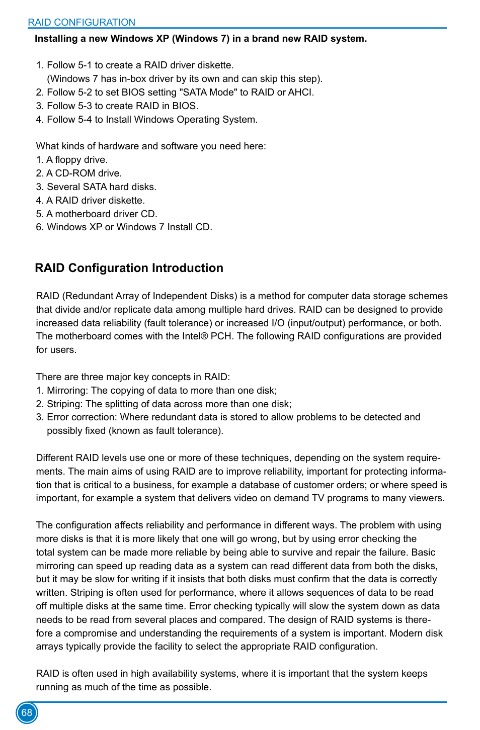 Raid configuration introduction | Foxconn Z75M-S User Manual | Page 75 / 111