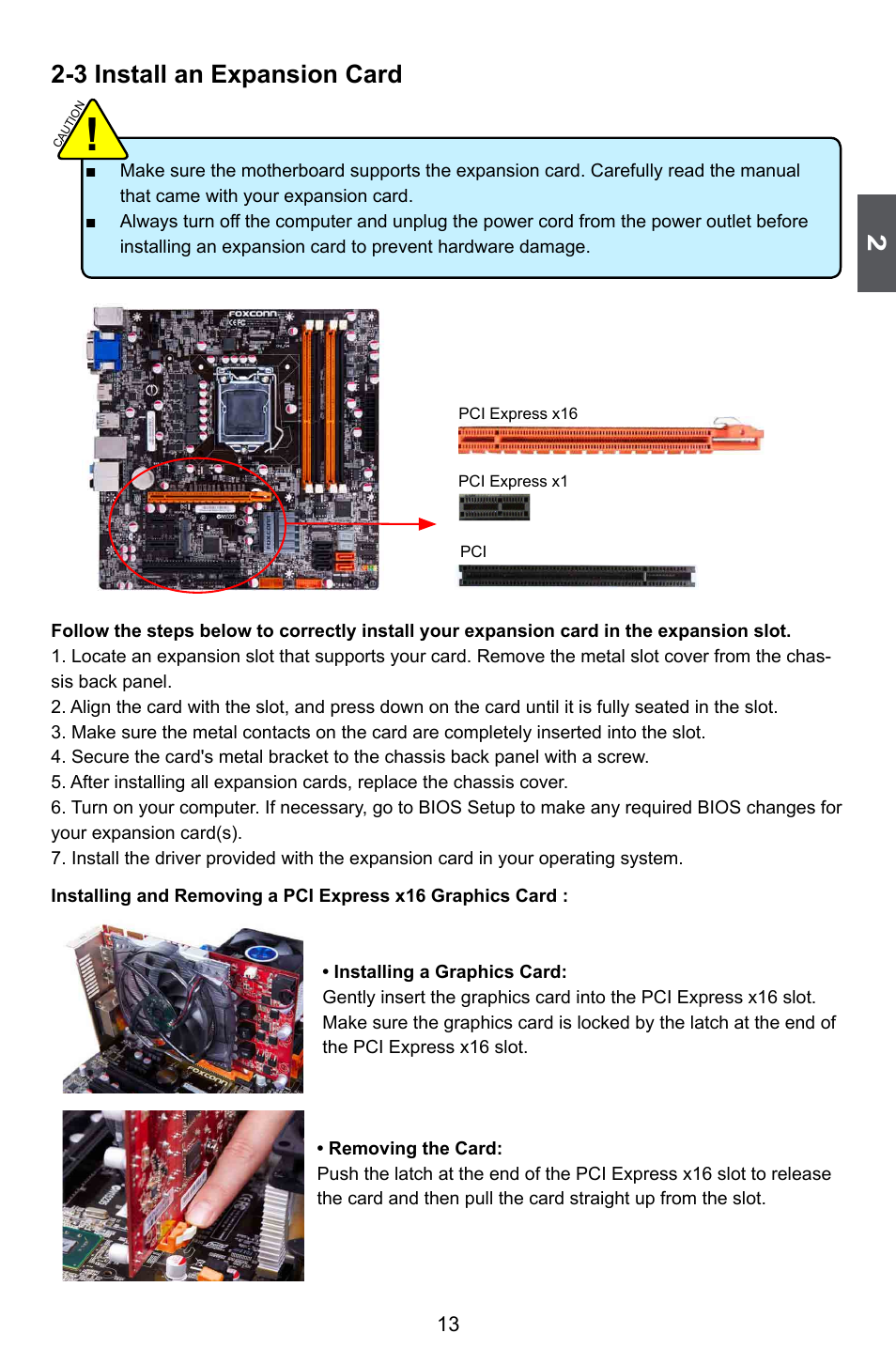 3 install an expansion card | Foxconn Z75M-S User Manual | Page 20 / 110