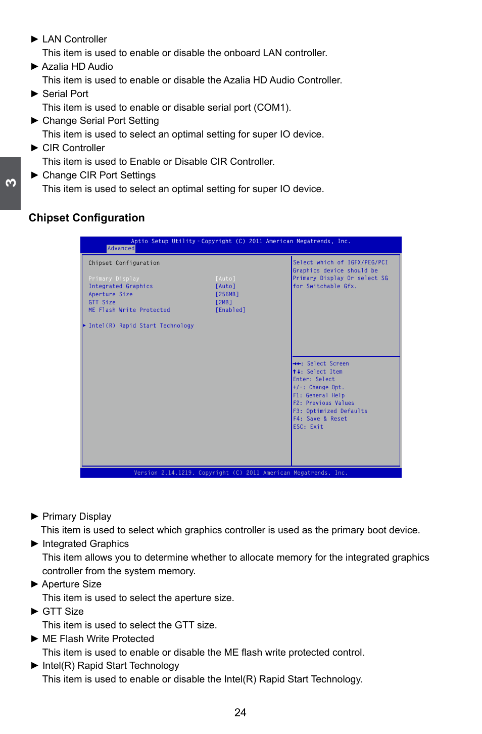 Chipset configuration | Foxconn Z75M-S User Manual | Page 31 / 110