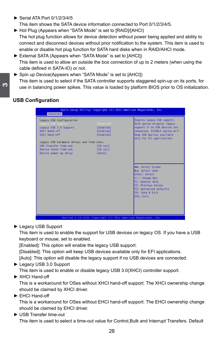 Usb configuration | Foxconn Z75M-S User Manual | Page 35 / 110