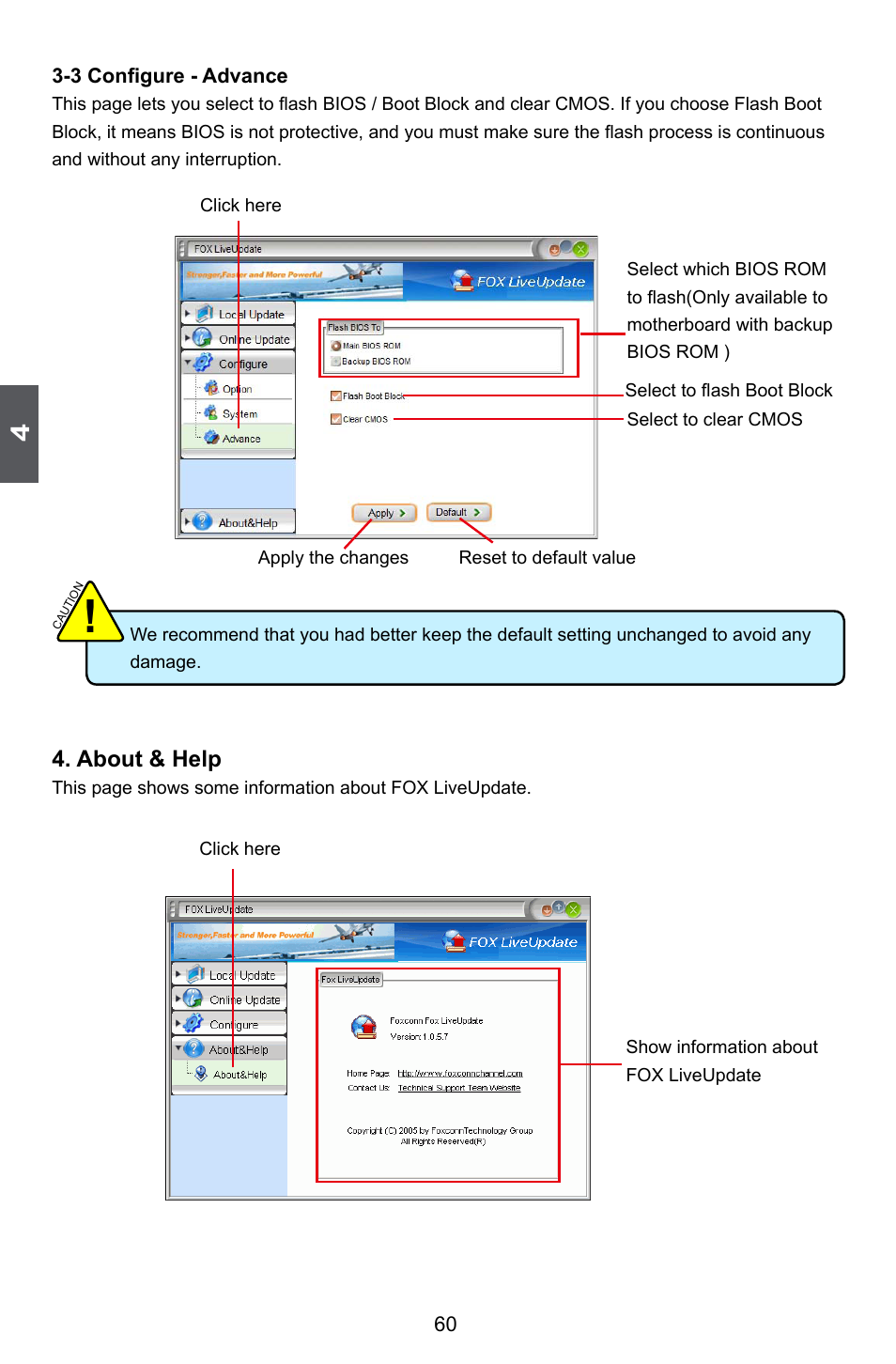 About & help | Foxconn Z75M-S User Manual | Page 67 / 110