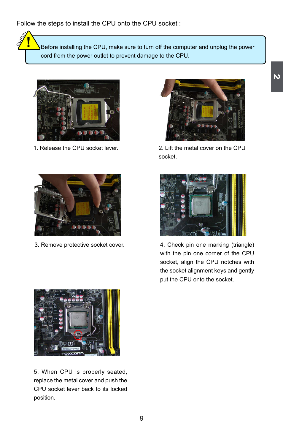 Foxconn H55A User Manual | Page 16 / 73