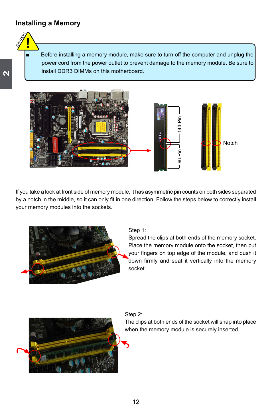 Foxconn H55A User Manual | Page 19 / 73