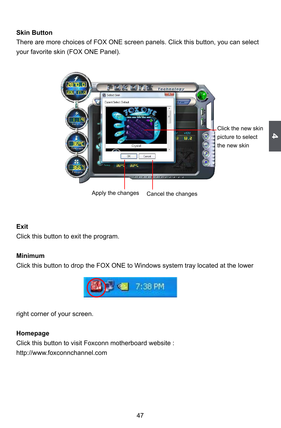 Foxconn H55A User Manual | Page 54 / 73