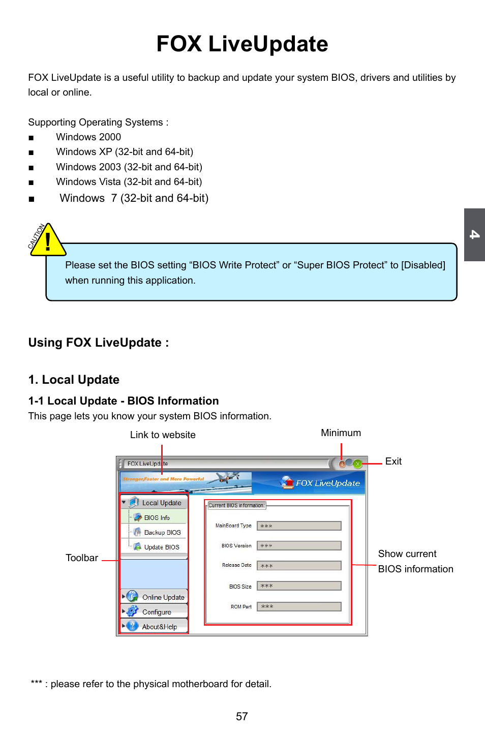Fox liveupdate | Foxconn H55A User Manual | Page 64 / 73