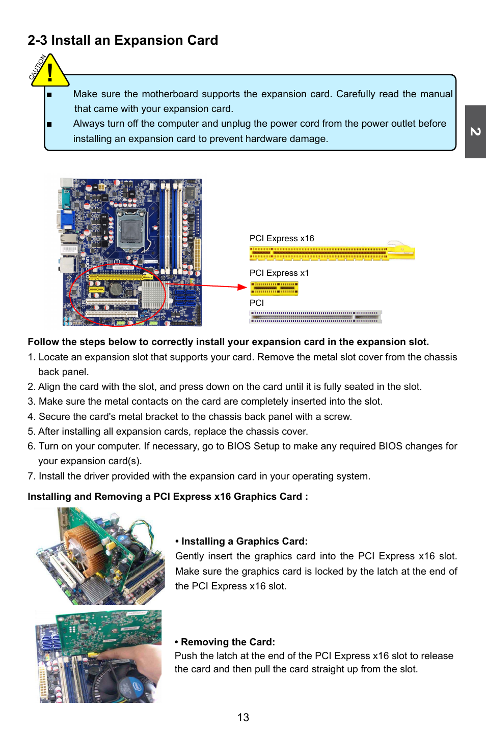 3 install an expansion card | Foxconn H55M-S User Manual | Page 20 / 73