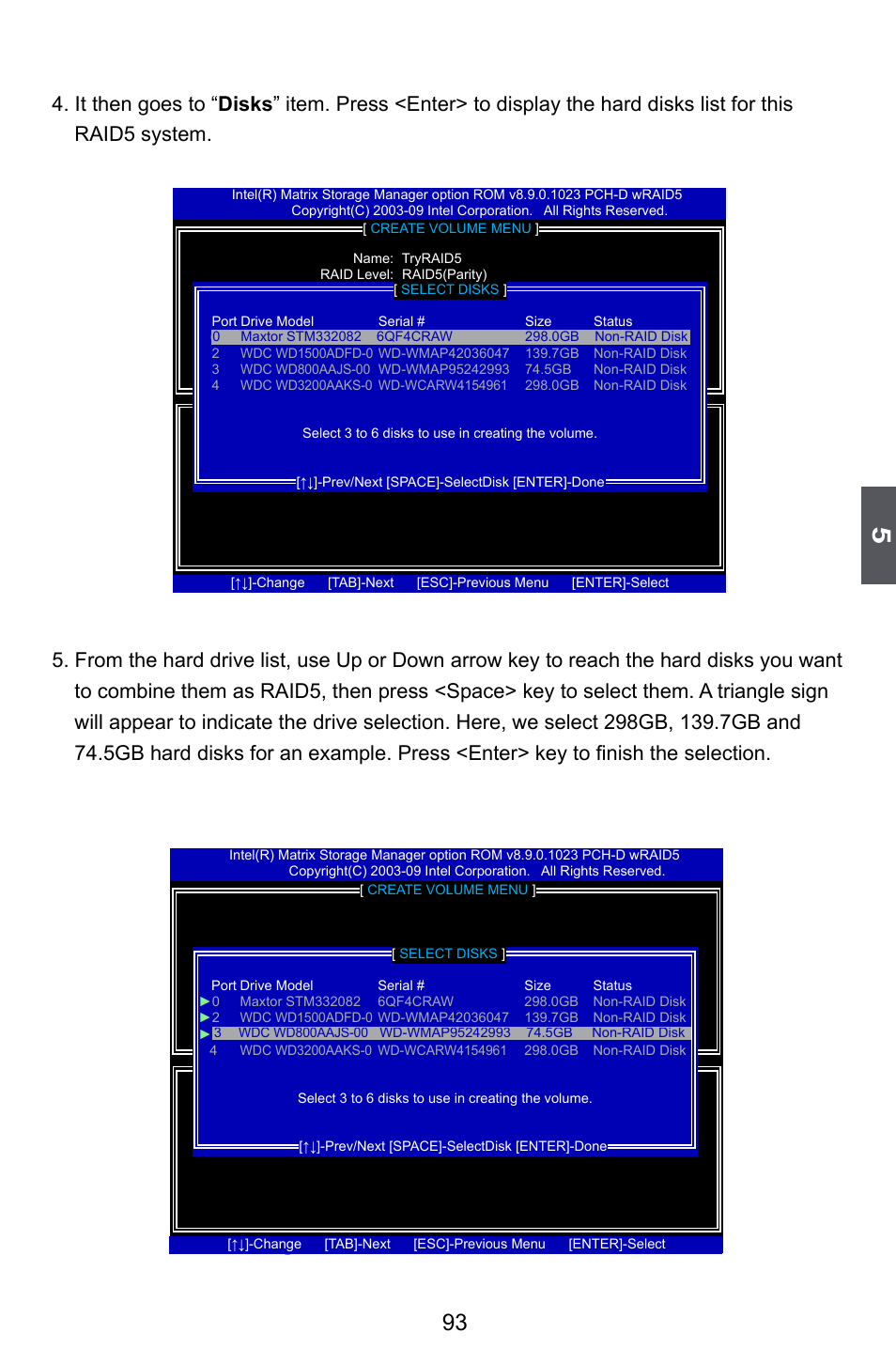 Creating raid 1 | Foxconn Inferno Katana User Manual | Page 100 / 124