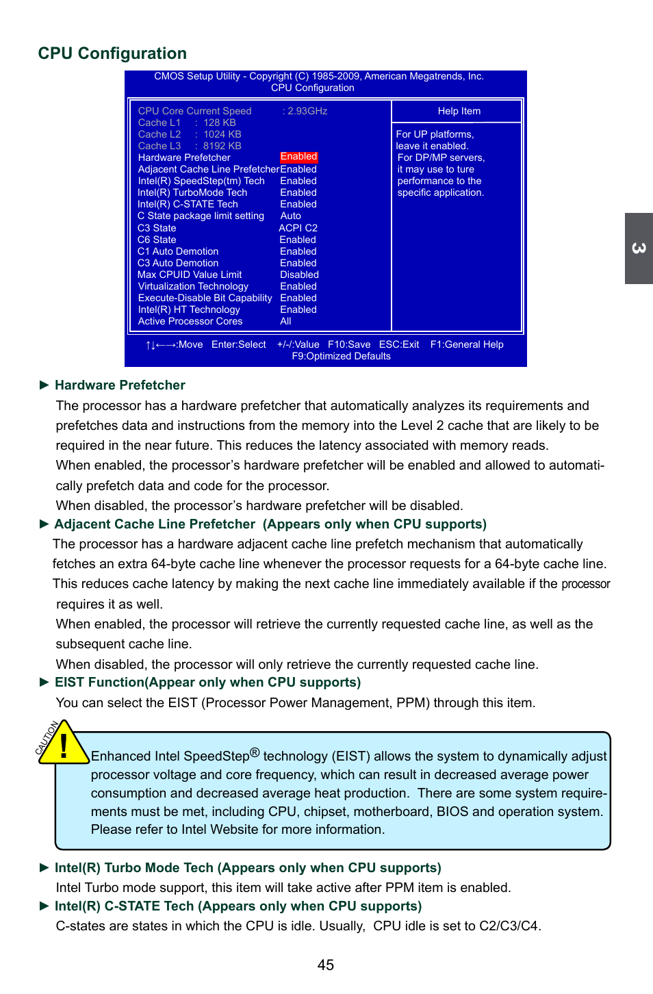 Cpu configuration | Foxconn Inferno Katana User Manual | Page 52 / 124