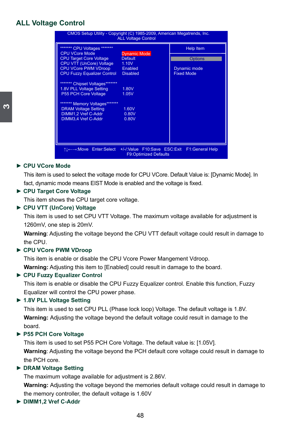 All voltage control | Foxconn Inferno Katana User Manual | Page 55 / 124