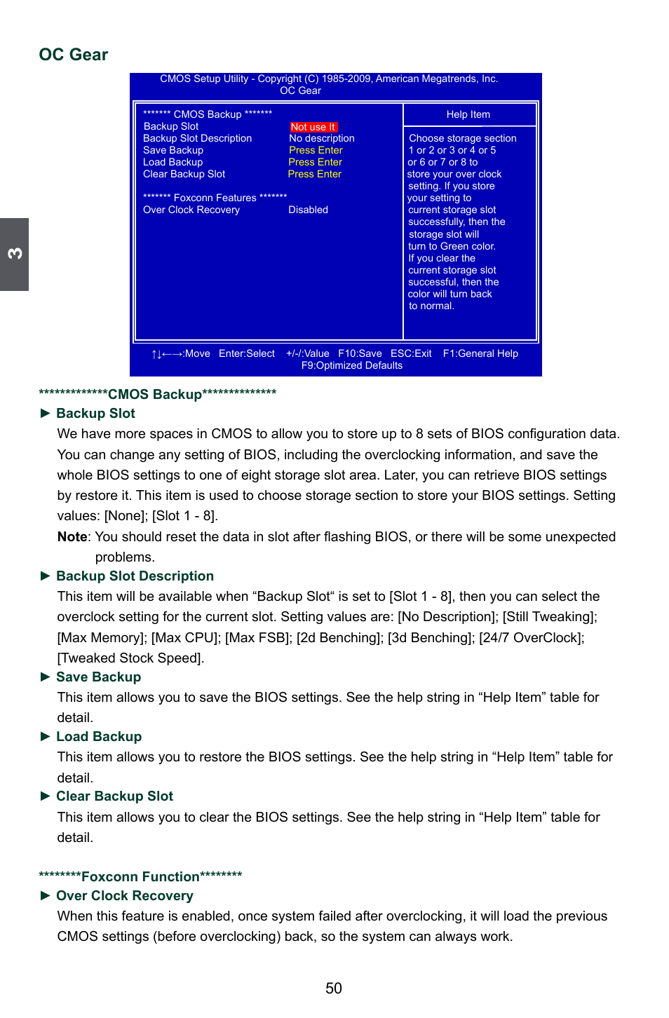 Oc gear | Foxconn Inferno Katana User Manual | Page 57 / 124