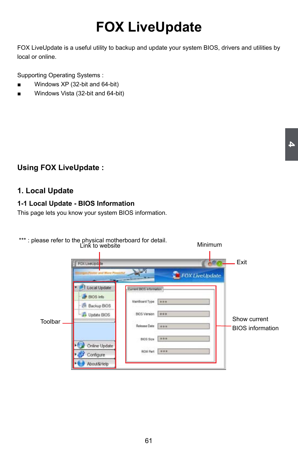 Fox liveupdate | Foxconn Inferno Katana User Manual | Page 68 / 124