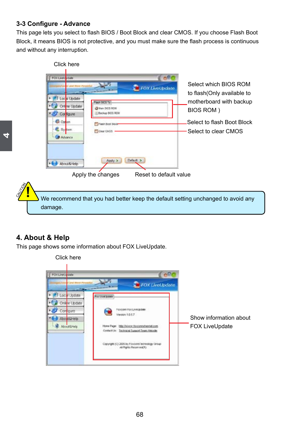 About & help | Foxconn Inferno Katana User Manual | Page 75 / 124
