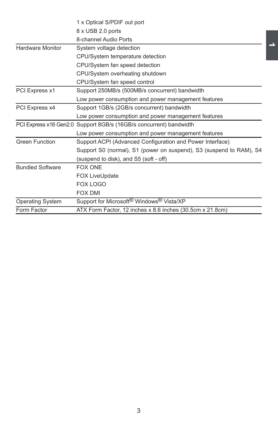 Foxconn P55A Series User Manual | Page 10 / 114