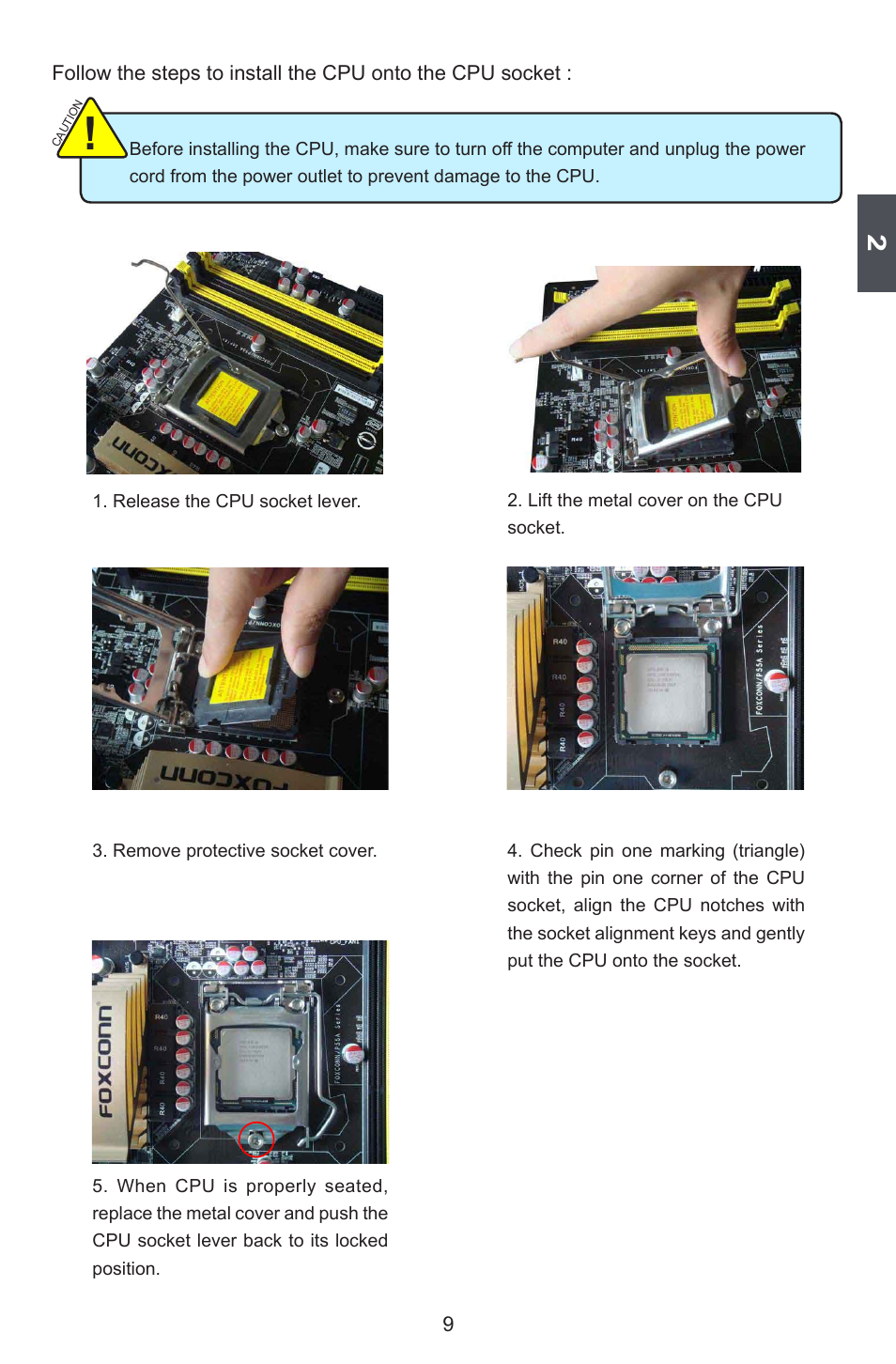 Foxconn P55A Series User Manual | Page 16 / 114
