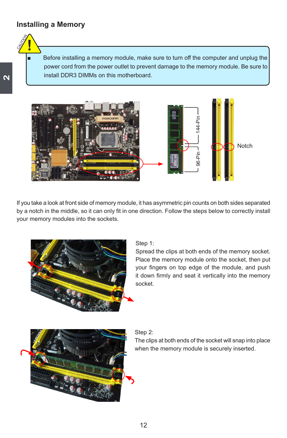 Foxconn P55A Series User Manual | Page 19 / 114