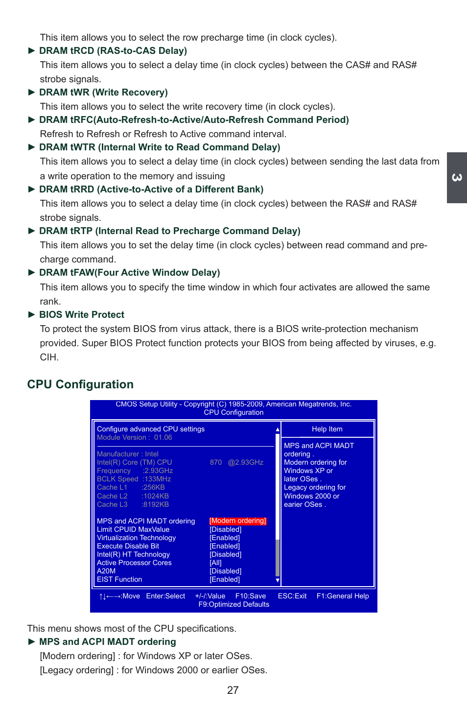 Cpu configuration | Foxconn P55A Series User Manual | Page 34 / 114