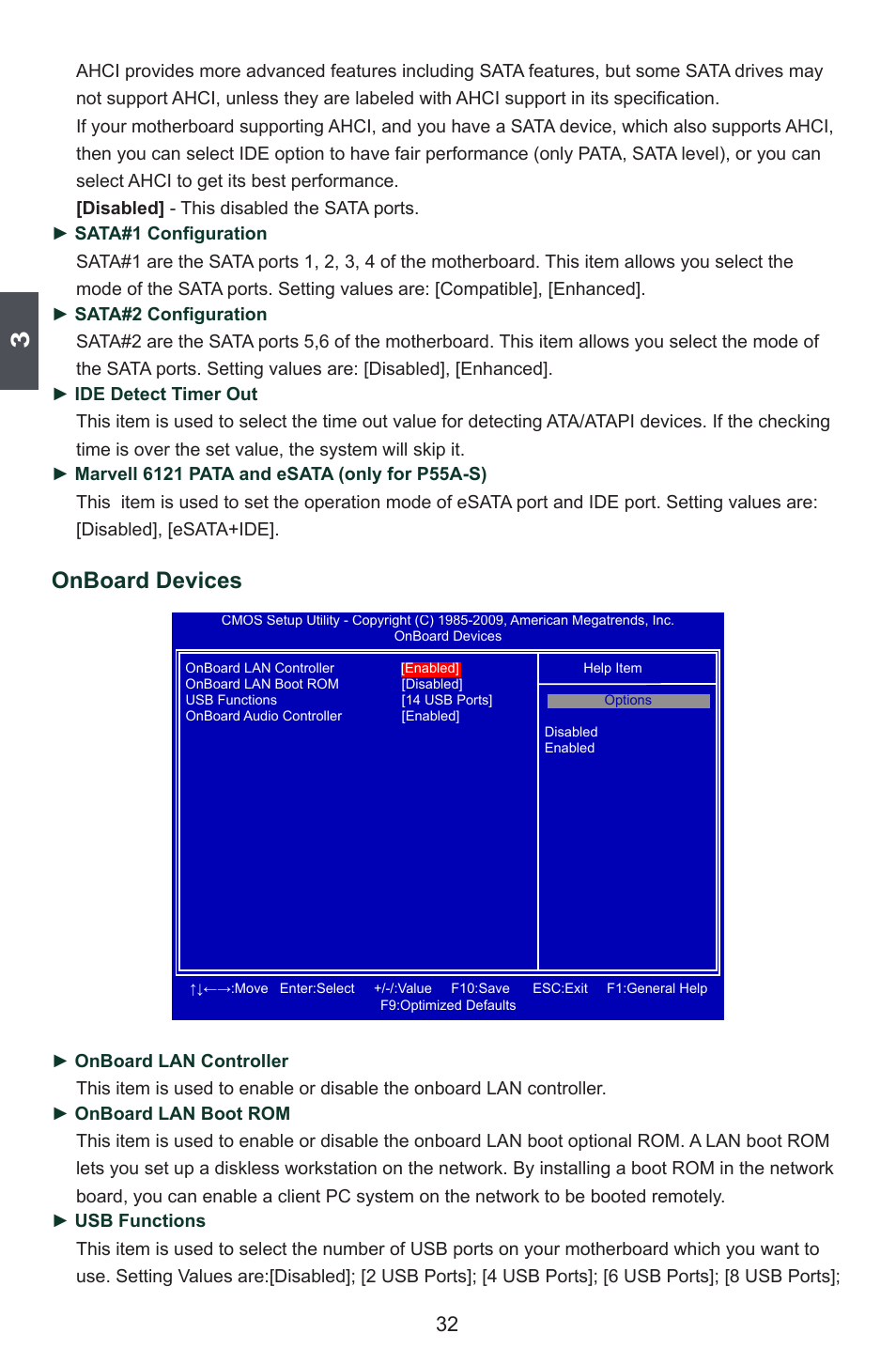 Onboard devices | Foxconn P55A Series User Manual | Page 39 / 114