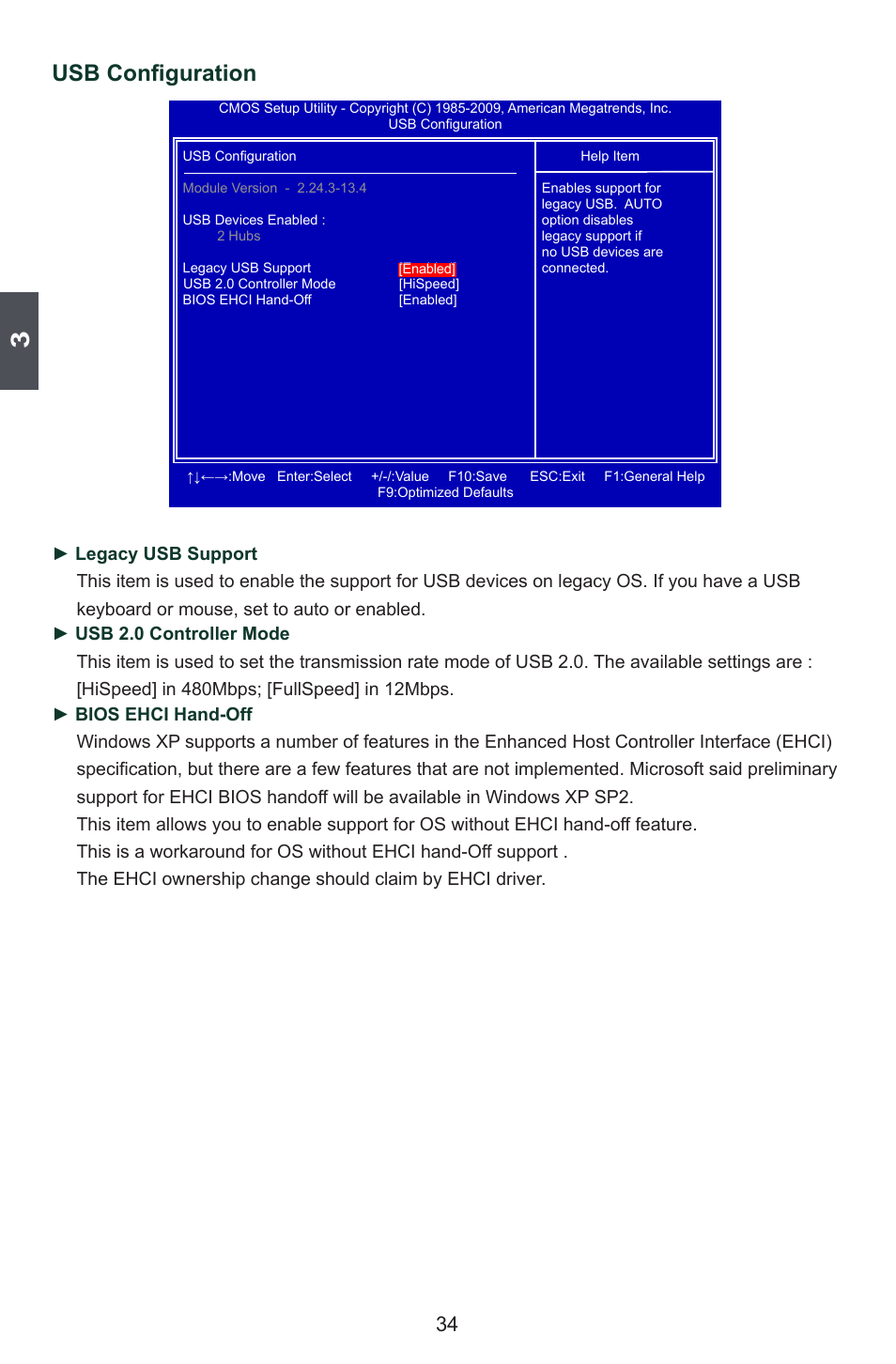 Usb configuration | Foxconn P55A Series User Manual | Page 41 / 114