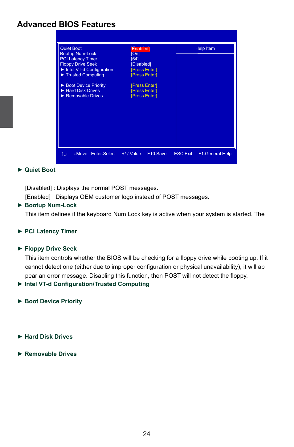 Advanced bios features | Foxconn P55MX User Manual | Page 31 / 111