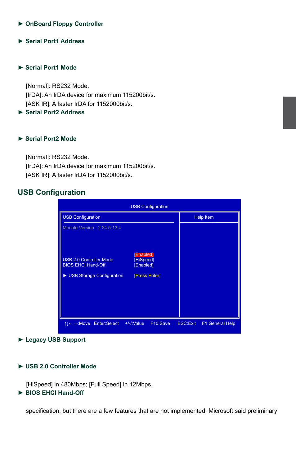 Usb configuration | Foxconn P55MX User Manual | Page 40 / 111