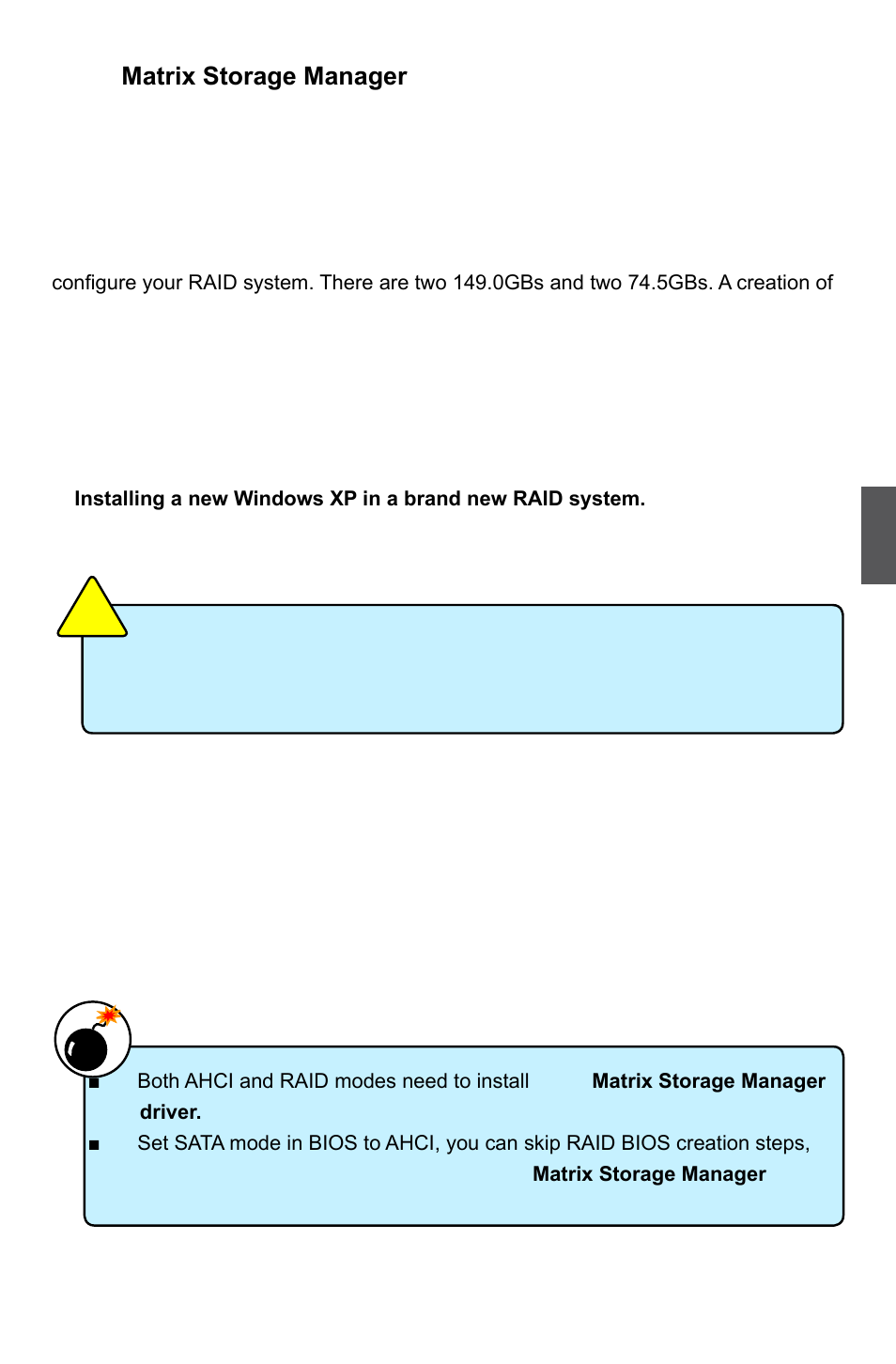 Intel, Matrix storage manager | Foxconn P55MX User Manual | Page 76 / 111